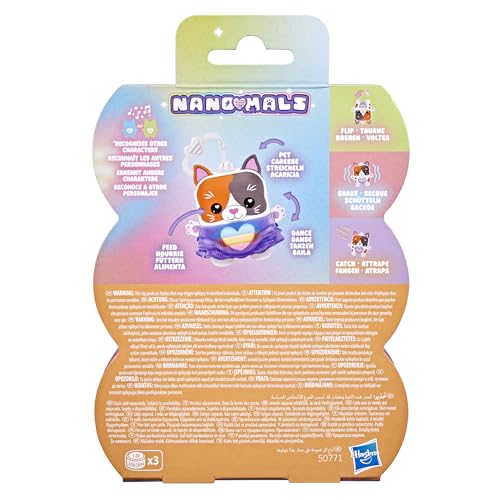 Hasbro Nano-mals Purrnelope Le Chaton Tricolore, Compagnon électronique