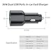 OHLPRO 3-in-1 Retractable Backseat Car Charging Station, 36W Fast Car Charger for All Phones (iPhone, Samsung), Ideal for Lyft, Turo, Uber, Taxi, Rideshare, Customer Charging Dock Attach to Headrest