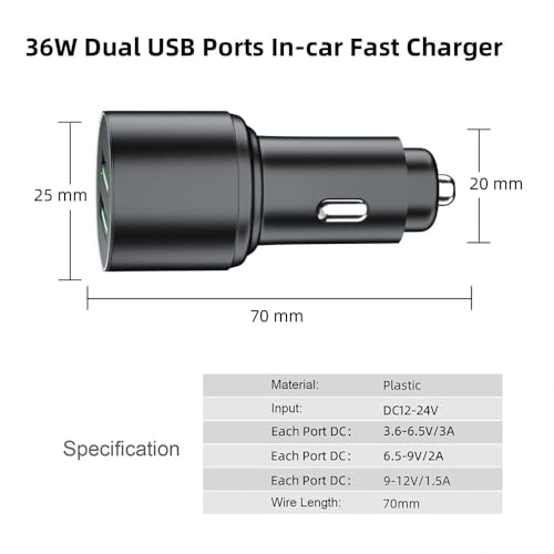OHLPRO Multi Car Retractable Backseat 3 in 1 Car Charging Station Box Compatible with All Phones | iPhone | Samsung | Uber Taxi Lyft Turo Ride Share Customer Charging Dock Attach to Headrest by OHLPRO - Image 7