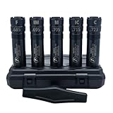 Pantessi™ Extended Choke Tube Set Compatible with 12ga BER/Ben Mobil Thread, 5 pcs Choke Tubes, Black