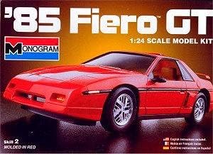 Monogram 1985 '85 Fiero GT 1:24 Scale Car Plastic Model Kit 85-2242