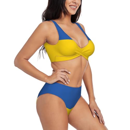 Bikini Ukraine triangle push-up idéal pour vos vacances à la plage