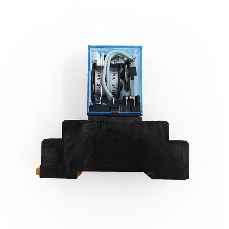 Mini-relais bobine AC 220V 5A MY4NJ DPDT avec socle 14 broches pour automatisme