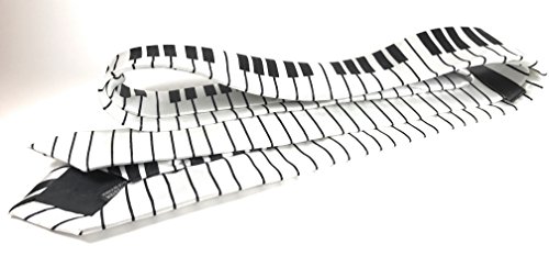Black And White Piano Keys Skinny Necktie #TOP3