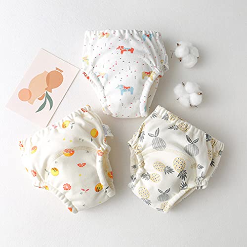 Miniatura 4 de Hivia 6 Piezas Cubre Pañales Bebe Niña, Braguitas Bebe Niña Cubrepañal Braguitas Bebe-Para Niñas De 2-3 Años 90