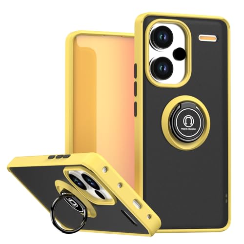 Case �Ή��@�� for Xiaomi Redmi Note 13 Pro+ 5G, �Ή��@�� for Xiaomi Redmi Note 13 Pro+ 5G �����O�^�u���P�b�g�t���X�}�z�P�[�X Yellow