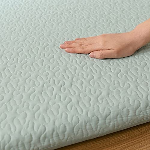 イブルキルトカバー長 座布団 7cm厚高反発ウレタン 65×150cm ごろ寝マット LGN（Amazon）