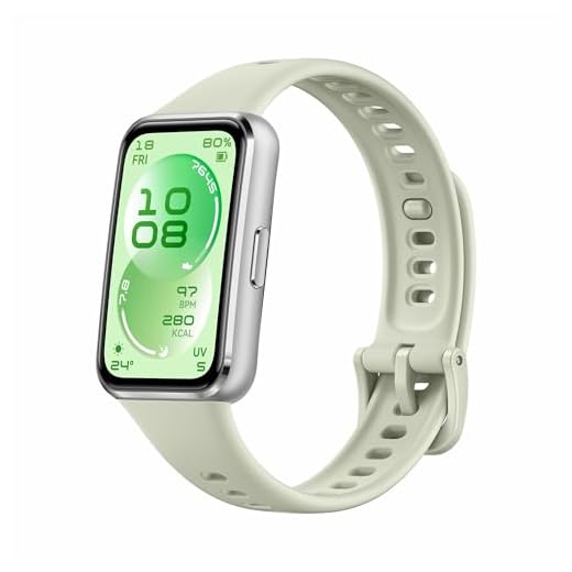 HUAWEI Band 11 Aluminium Fitness Tracker, Sleep Tracker, A-Fib Detection, 5 ATM Waterproof, 14-Day Battery, Step Counter, Pedometer, Fitness Band, Smart Band, Sleep Monitor, Android & iOS – Green