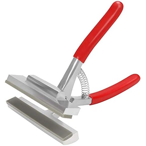 Kurtzy Canvas Stretching Pliers - 19.2 x 12.01cm / 7.55 x 4.72 inches - Wide Metal Alloy Artist Tool with Padded Spring Return Handles for Stretcher Bars and Framing Art Cover
