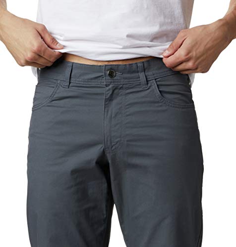 Columbia Calça masculina padrão Rapid Rivers, grafite, 86 cm L x 81 cm C