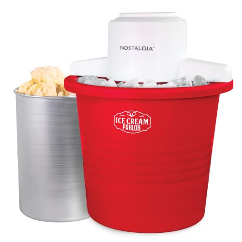 Nostalgia Electric Ice Cream Maker Parlor Style Old Fashioned Soft Serve Ice Cream Machine Makes Frozen Yogurt or Gelato in Minutes - Fun Kitchen Appliance White - 4 Quart product thumbnail 16