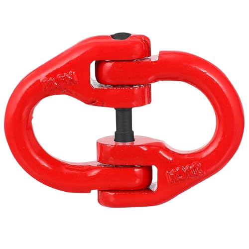 UTHCLO Forged Steel Connecting Link Coupling Tow Hitch Connector Load Safety Chain Attachment Featuring Reliable Locking Anti-Falling Pin for Trailer and Industrial Lifting