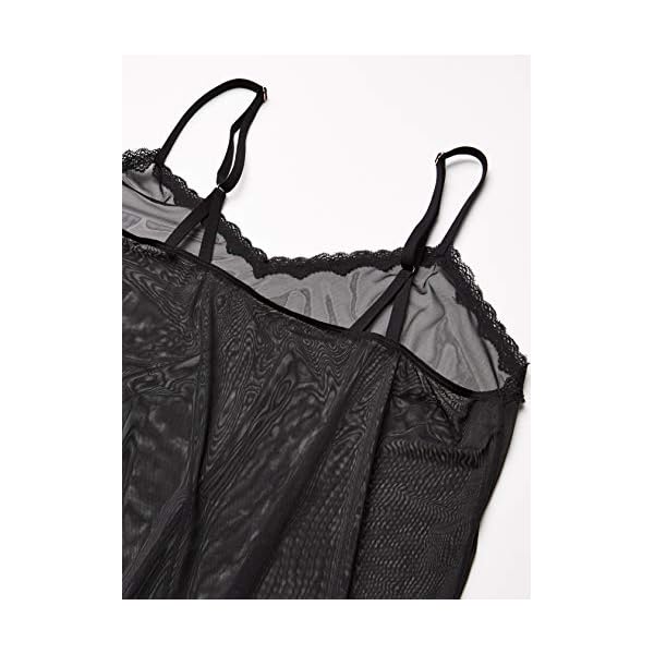 Smart-Sexy-Womens-Sheer-Lace-Mesh-Bodysuit Smart & Sexy womens Sheer Lace Mesh shapewear bodysuits, Classic Leopard, Large US