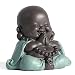 Kleiner Lachender Buddha, Niedliche Mönch Statue, Keramik Ornamente Figur, Geschenk Dekoration, Bettende Budda