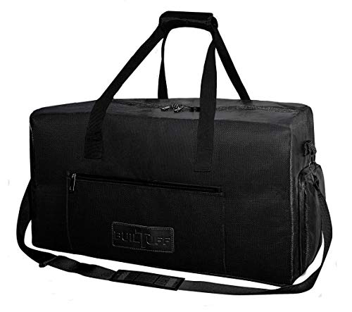 Fireproof Duffle Bag, Extra Large Fireproof Bag for Valuables, Fireproof Safe Storage Bag (Black)