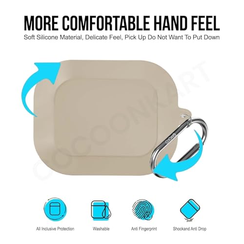 Image of Soft Silicone Case Cover Compatible for Realme Buds Air 8 (Master Gold)