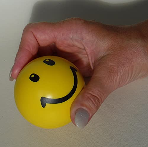 Palline antistress faccia sorridente x 4 - grande