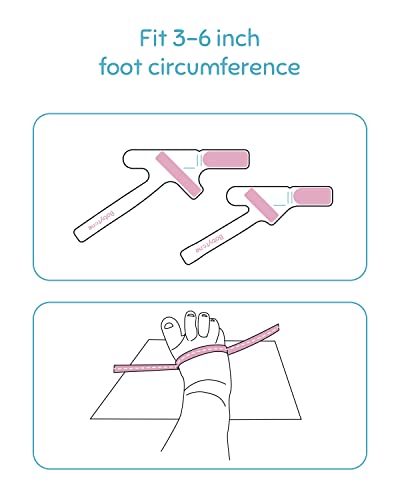 Babytone Baby Sleep Monitor S1& S2 Spare Part, Soft and Skin-Friendly Fabric Sock, with Two Large and Two Small Sizes in Package3