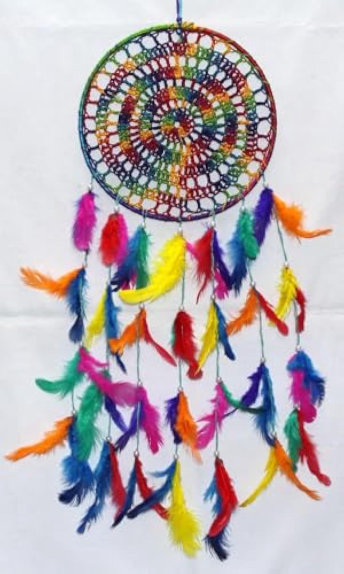 Crochet Dream Catcher, Handmade Decorative Wall Hanging