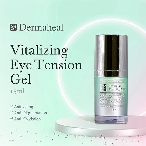 Vitalizing Eye Tension Gel Anti Aging Eye Care for Crows Feet and Fine Lines with Advanced Peptide Complex 0.5 fl oz