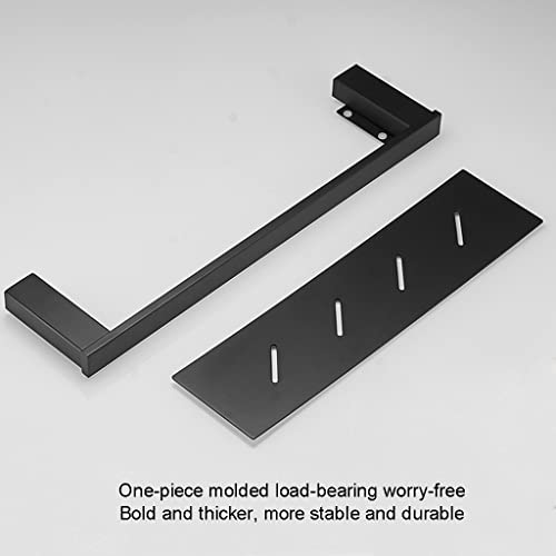 Caddy de douche d'angle de 50cm noir et antirouille pour rangement mural - 6