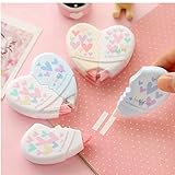 Material: Plástico + cinta correctora; Tamaño: 6 * 6,2 cm