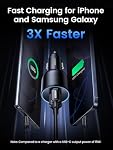 UGREEN 130W Chargeur de voiture USB C Chargeur rapide 100W USB C Câble) PD3.0 QC4.0 PPS Adaptateur de voiture de charge rapide compatible avec, MacBook, iPhone 17 16 15 14 Pro Max, Galaxy S25 S24 Ultra, iPad | PD QC 3.0 Chargeur d'allumeurs de cigarettes Compatibl