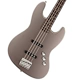 Fender Aerodyne Special Jazz Bass RW Dolphin Gray Metallic Electric Bass with Deluxe Gig Bag