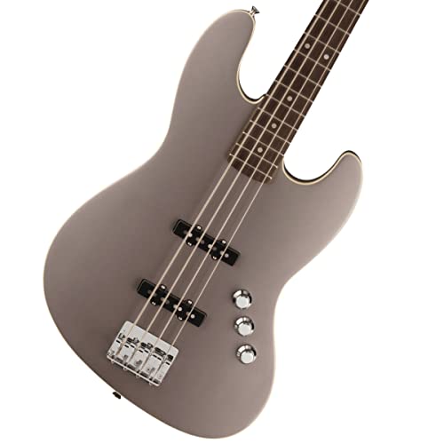 Fender Aerodyne Special Jazz Bass RW Dolphin Gray Metallic Electric Bass with Deluxe Gig Bag