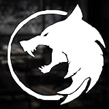 Sticky Bomb Deer Wolf Hunting Decal Vinyl Stickers Cars Vans Trucks Walls Laptop Doors Windows Skateboard Tablet White Not Printed 5.5x5.5