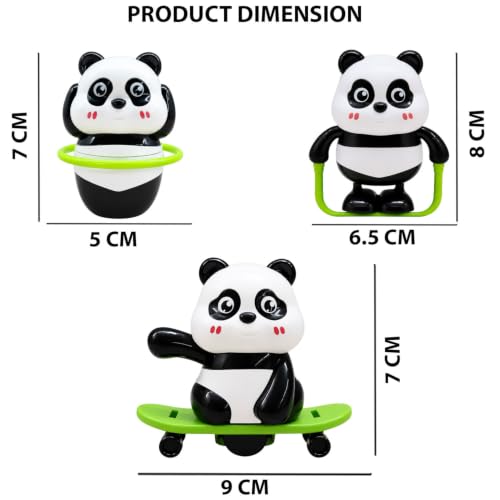 Image of SIGNAMIO Cute Panda Action Set Baby Toys, 3 Piece Set