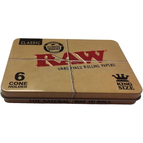 RAW Tin 6 Cone Holder King Size