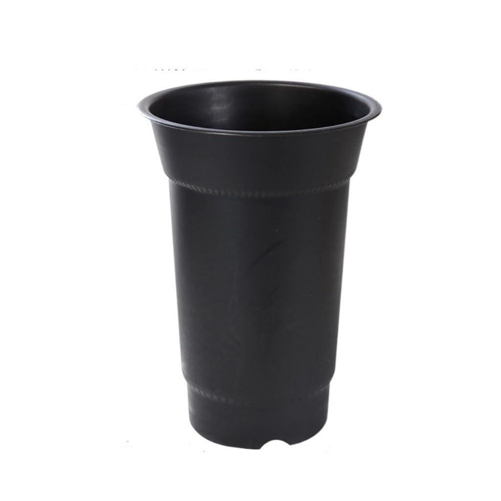 NEBE Planter Boxes Outdoor Household Plastic Flower Imitation Purple Sand Resin Gardening Green Plant Deep Pot Planting Pots(B)
