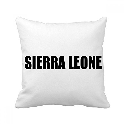 Coussin Sierra Leone cadeau idéal 40x40cm oreiller multicolore décoration maison - 2