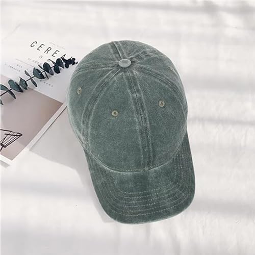 Image of 6 Pack Distressed Baseball Cap Washed Cotton Dad Hat for Men Women