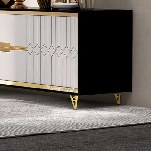 Patas de metal resistentes con soporte de gran durabilidad para muebles elegantes 6