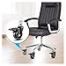 3/5 Pack Office Chair Casters 3 Inch Heavy Duty Wheels with Brakes Fits All Floors Common Standard Bar Size(5pcs 11mm,3in)