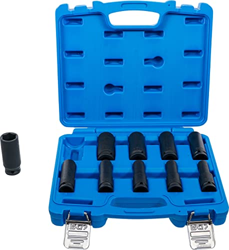 Juego de llaves de vaso de impacto hexagonal