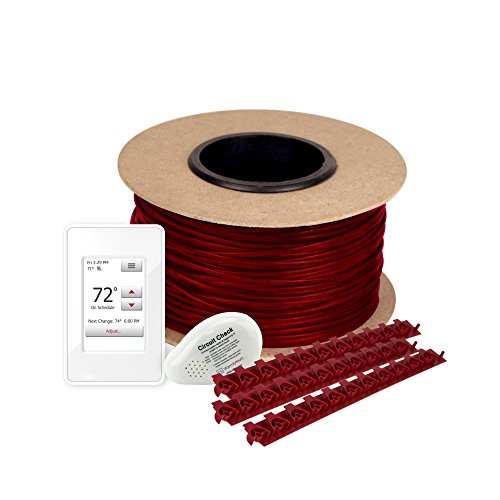 Crazy Deals WarmlyYours TCT240-KIT-OT-355 Tempzone Electric Floor Heating Cable Kit with Strips, 355 ft. (88.7 sq. ft.)