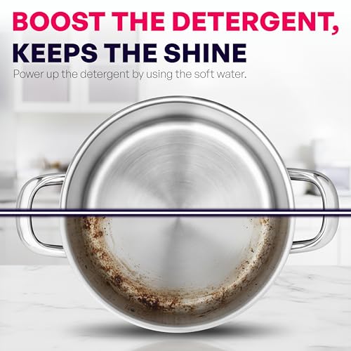 Image of Arnigo Dishwasher Salt 2kg for All Brands Dishwasher, Prevents White Spots, Regerates Resin, Improves Performance, Removes Water Hardness, Enhances Cleaning Quality Of Detergent- (1kg - Pack of 2)