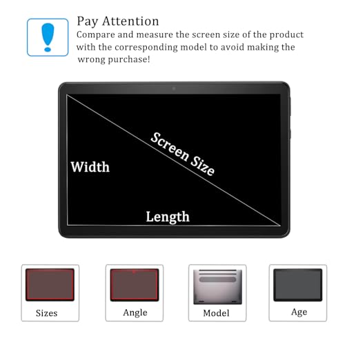 Protector de pantalla vidrio templado i-Tensodo 10.1 pulg miniatura 2