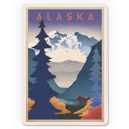 Lantern Press Alaska, Escena de Montaña, 52 naipes póker miniatura 3