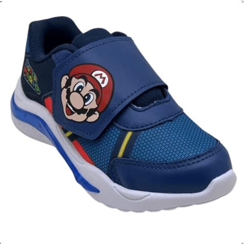 Tênis Infantil Menino Mini-pé Super Mário - Azul Royal