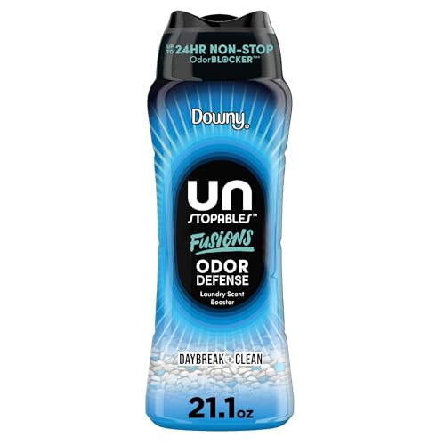 Downy Unstopables Fusions Odor Defense In-Wash Laundry Scent Booster Beads, Daybreak + Clean Scent,...