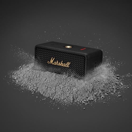 Marshall Emberton III Portable Bluetooth Speaker (Black & Brass) — view 11