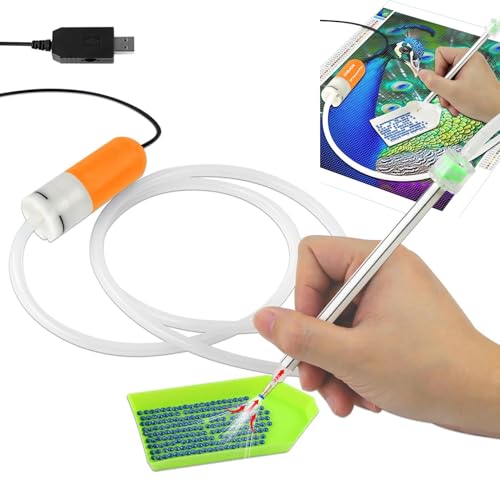 Stylo de peinture à strass électrique outil d'art automatique rechargeable pour adultes