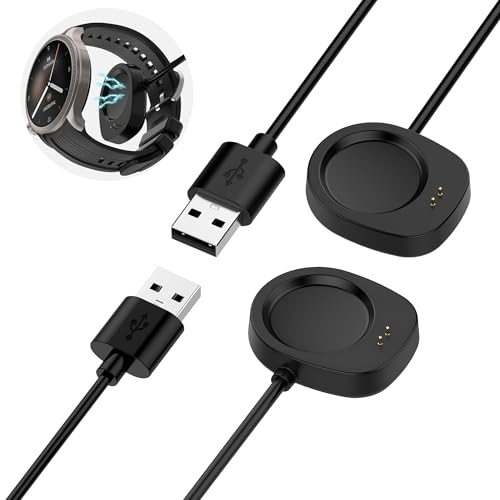 Ermorgen �[�d�P�[�u�� Amazfit Helio�X�g���b�v Amazfit T-Rex 3 Pro/T-Rex 3/Balance/Balance 2/Amazfit Active Max�Ή� USB-A - ���C�P�[�u�� �X�}�[�g�E�H�b�`�[�d��