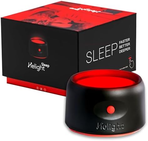 Helight Red Light Therapy Sleep Device โ 630nm Pure Red Light Lamp Sleep Aid to Support Deep Relaxation โ Rest Lamp Backed by Science for Adults & Kids Bedrooms