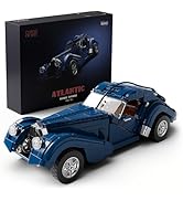 Nifeliz Atlantic Sports Car Building Set for Adults, 1:14 Scale Vintage Grand Tourer Model Set, C...