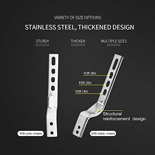 image for SPORUS Training Wheels, Thicken Bike Training Wheels for Kids Under 70
